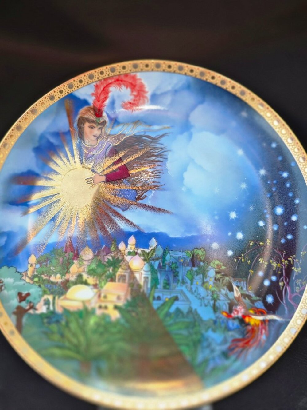 1980 “A Shaft of Light” Plate • Mossan Eskandar • Tribute to Love Series • Limit